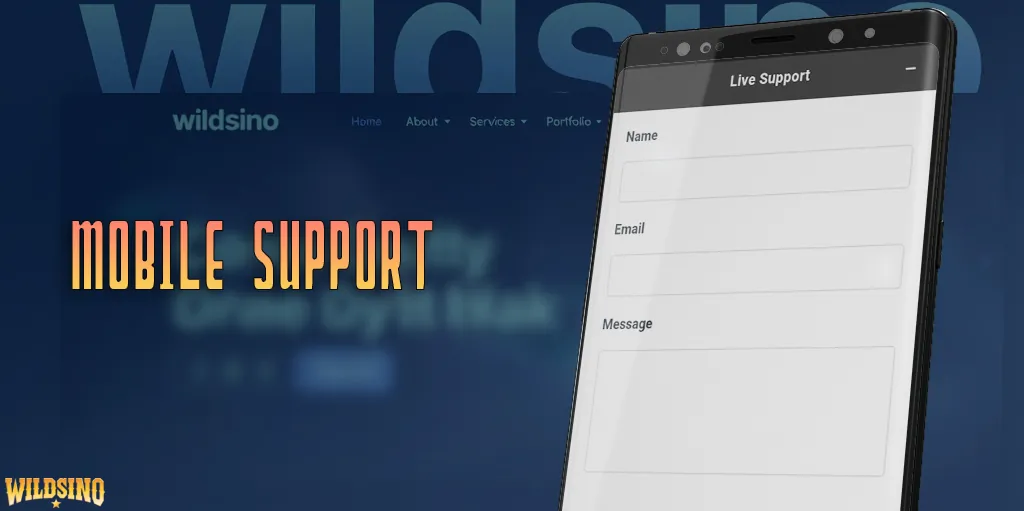 Wildsino Casino support is available in the app: live chat and email.
