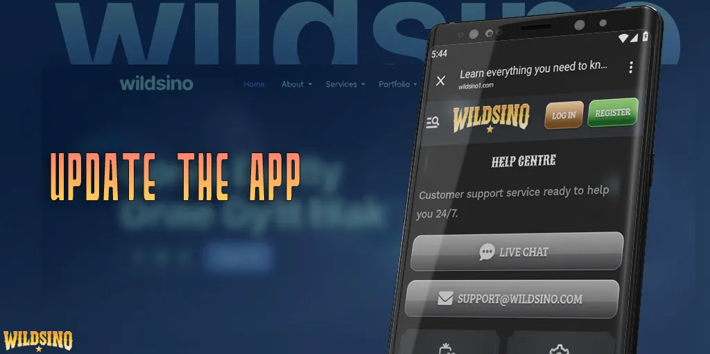 Updating the Wildsino mobile app guarantees access to your favorite games.
