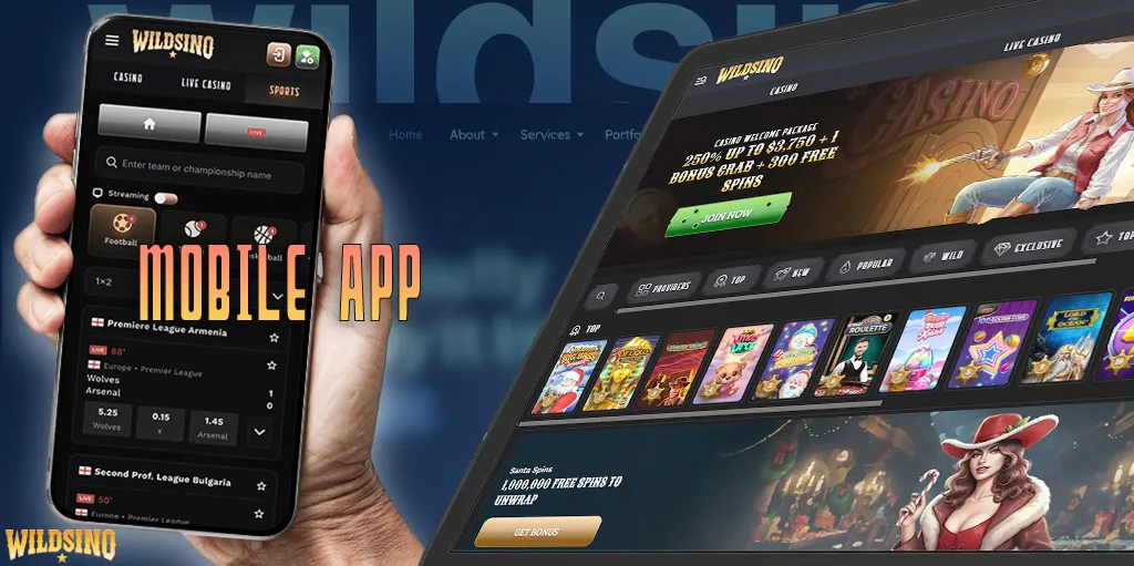 The easiest way to access Wildsino is through the mobile app on your phone.